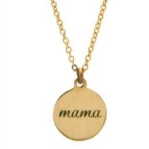 Gold Mama Disc Necklace